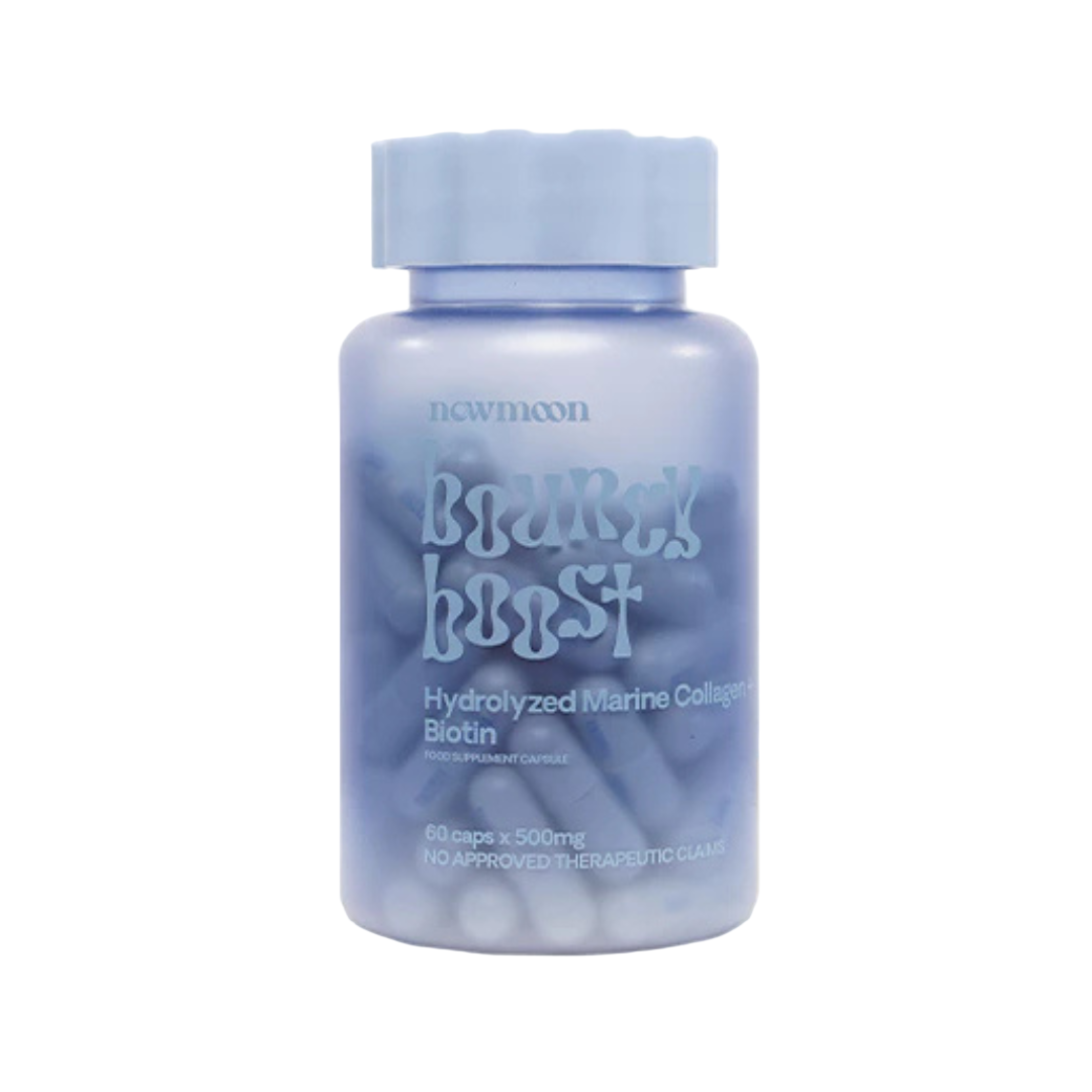 New Moon Bouncy Boost Collagen + Biotin 500mg (60caps)