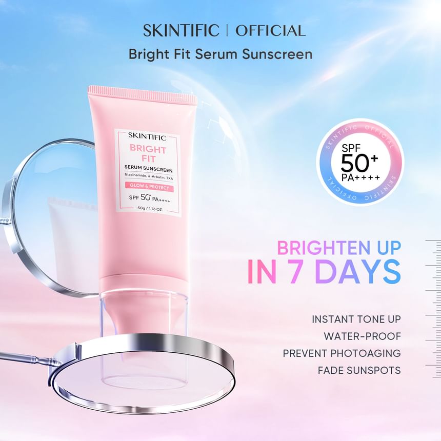 Skintific Bright Fit Serum Sunscreen (30ml)