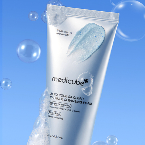 Medicube Zero Pore SA Clear Capsule Cleansing Foam (120gm)