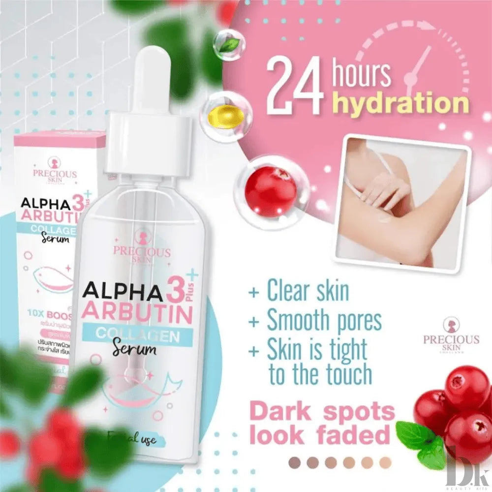 Precious Skin Alpha Arbutin 3Plus Collagen Facial Serum (50ml)