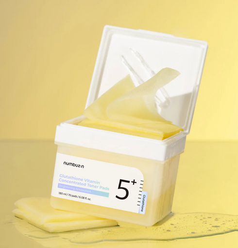 Numbuzin No.5+ Glutathione Vitamin Concentrated Toner Pads (70pads)