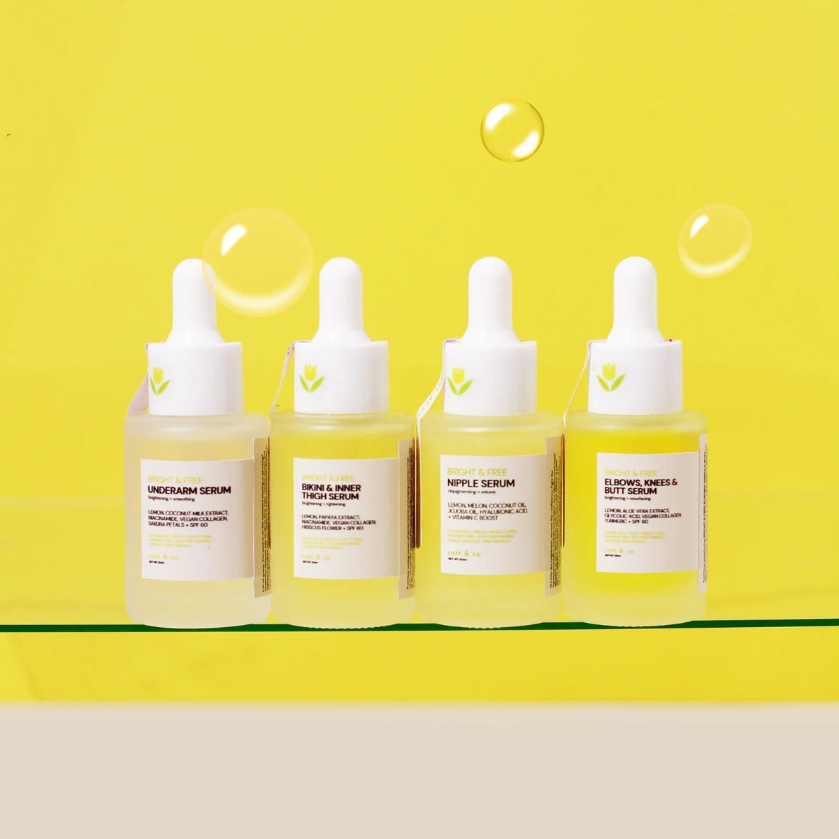 Catt & Co Bright and Free - Underarm Serum (30ml)