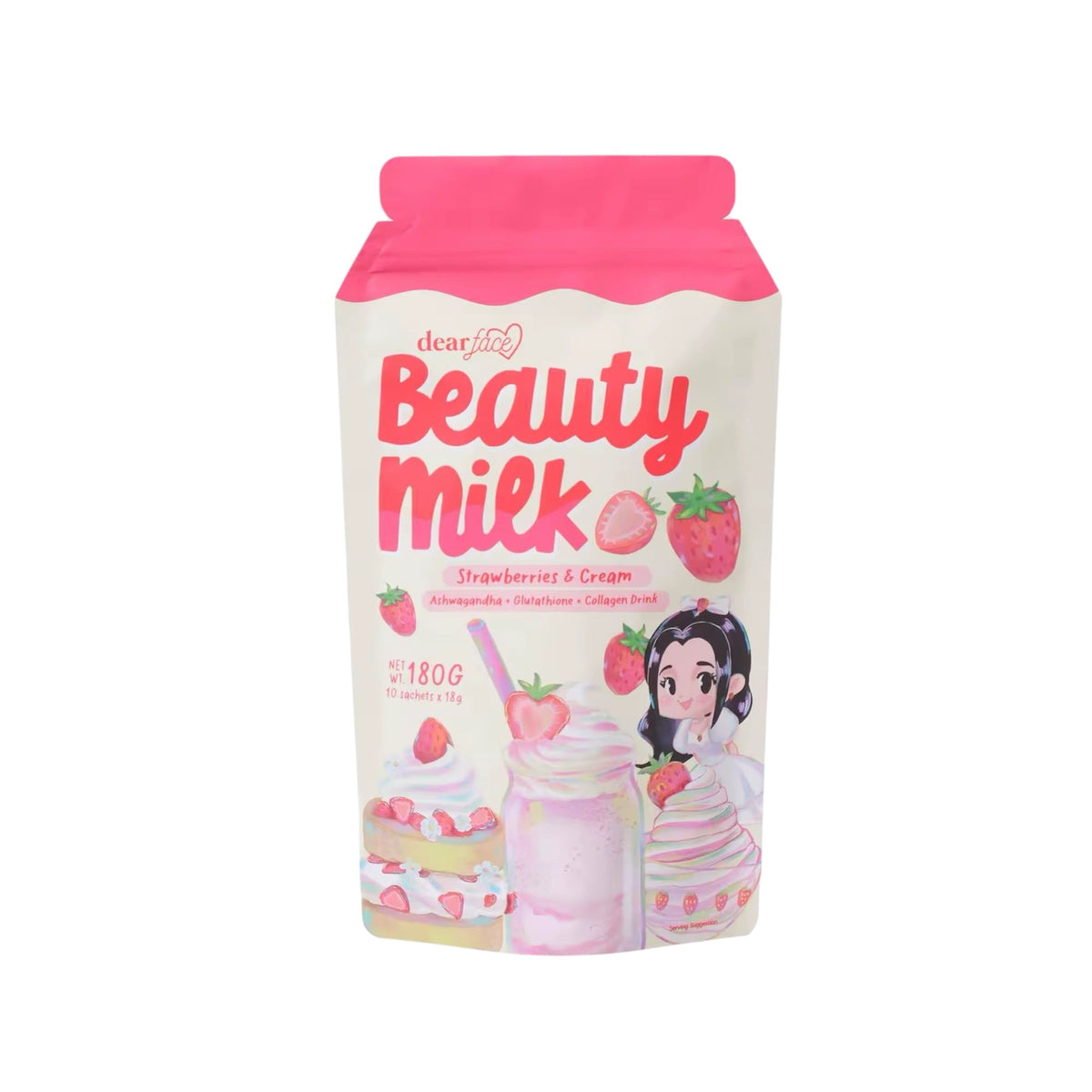 Dear Face Beauty Milk Strawberries & Cream