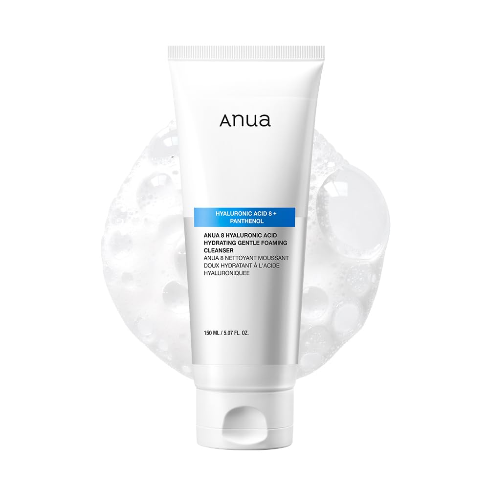 Anua Hyaluronic Acid 8 + Panthenol Gentle Foaming Cleanser (150ml)