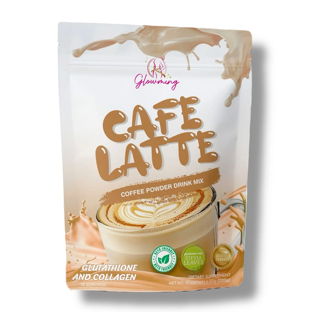 Glowming Shape Cafe Latte