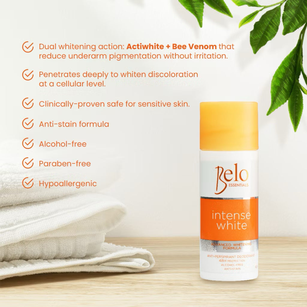 Belo Intense White Anti-Perspirant Deodorant Roll On Set (40ml + 20ml)