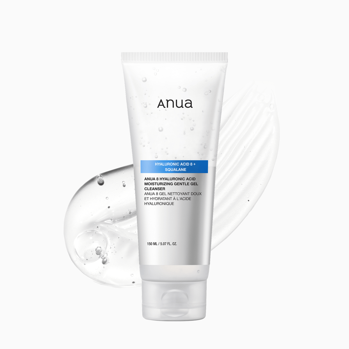 Anua Hyluronic Acid 8 + Squalane Gentle Gel Cleanser (150ml)
