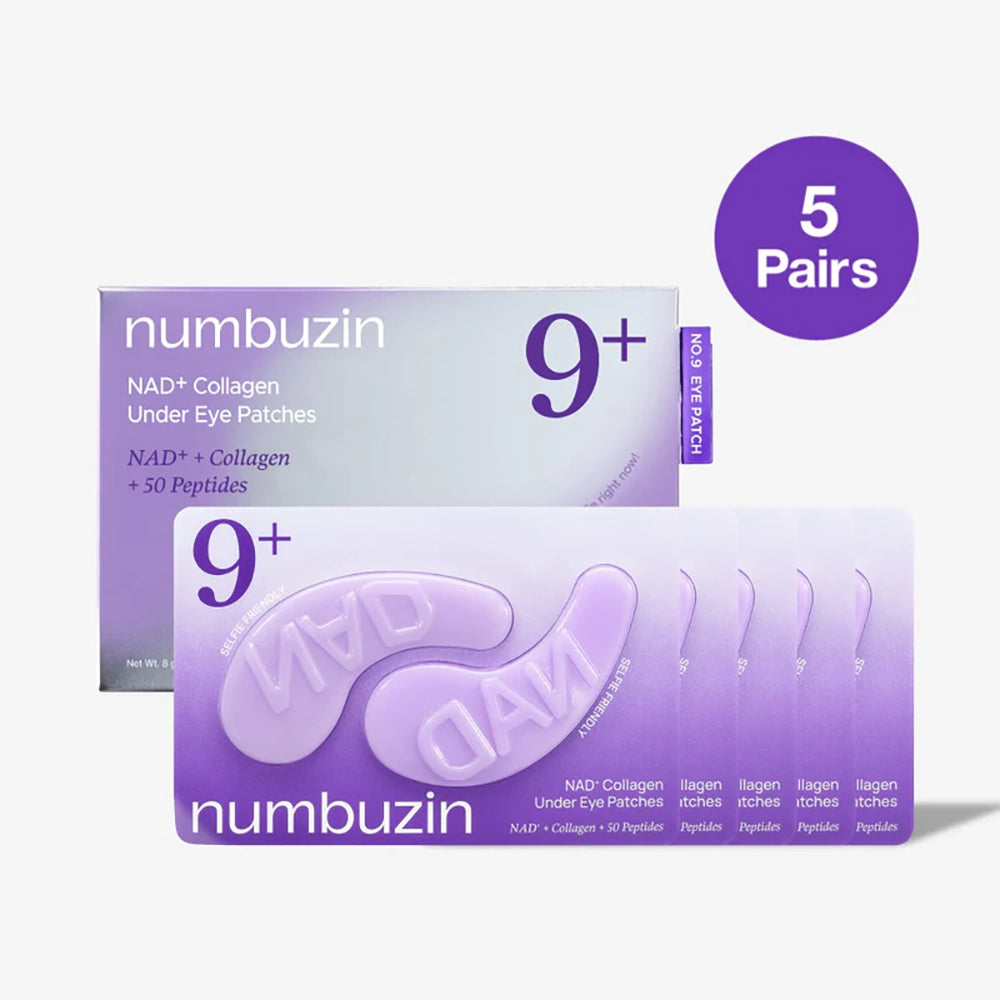 Numbuzin NAD+ Collagen + 50 Peptides Under Eye Patches (5pairs)