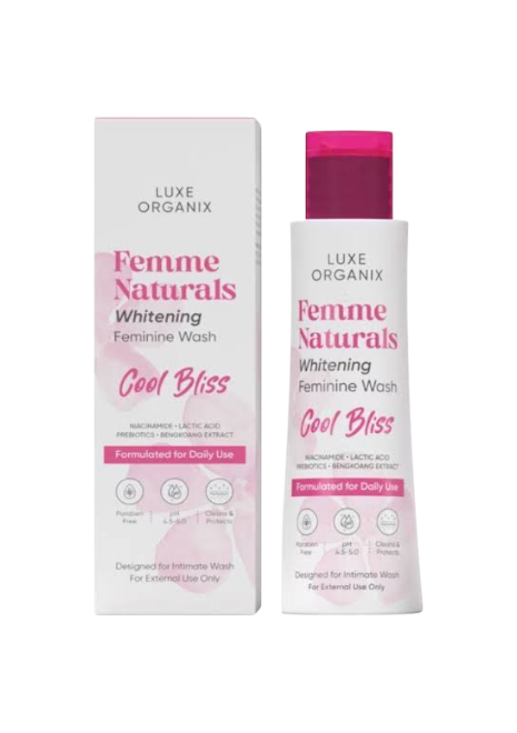 Luxe Organix Femme Naturals Feminine Wash (120ml)