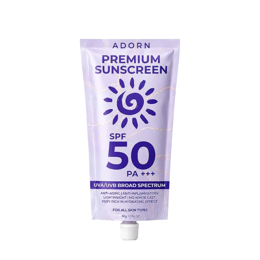 Adorn by CalmSkin Premium Sunscreen SPF 50 PA+++ (50gm)