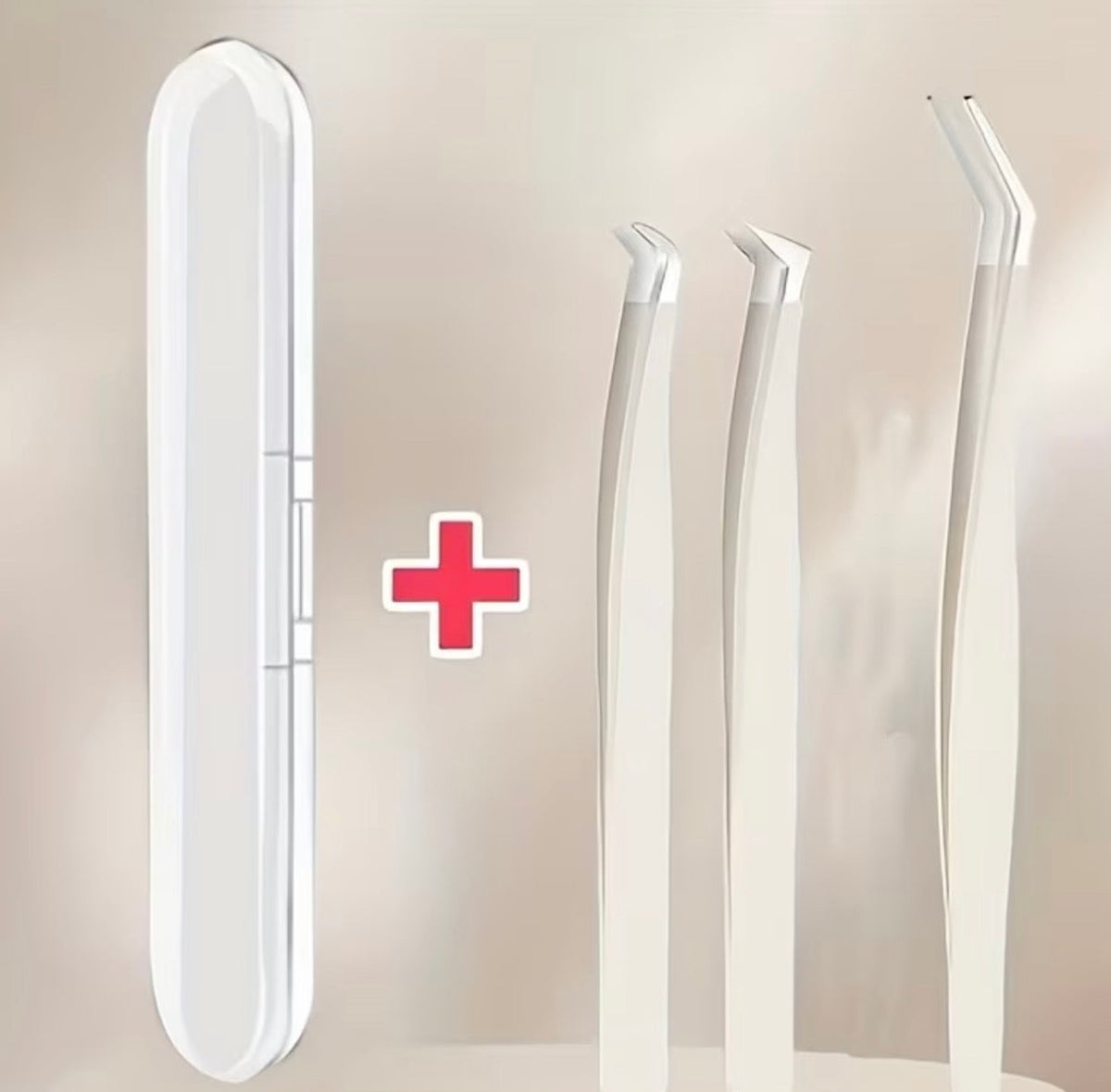 Beauty Eyelash Tweezer Set (3pc)