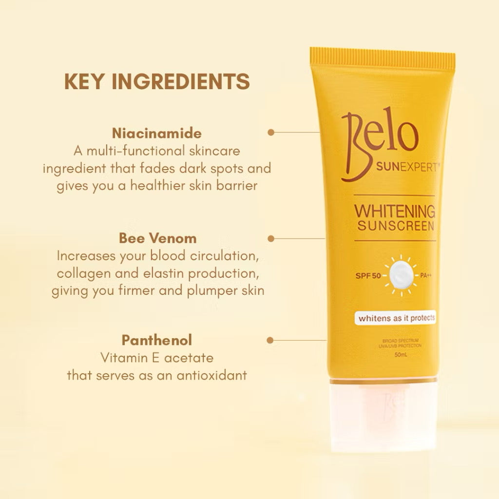 Belo Essentials SunExpert Whitening Sunscreen SPF50 PA++ (50ml)