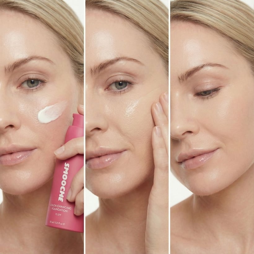 SMOOCHE Color Changing Foundation with SPF15 (PRE-ORDER waiting time 2-3weeks approx)