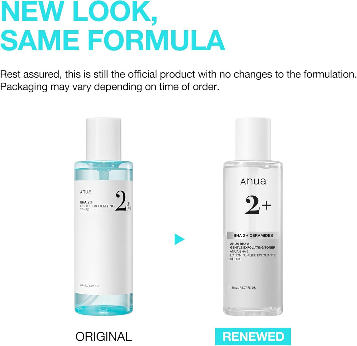 Anua BHA 2% + Ceramides Gentle Exfoliating Toner (150ml)