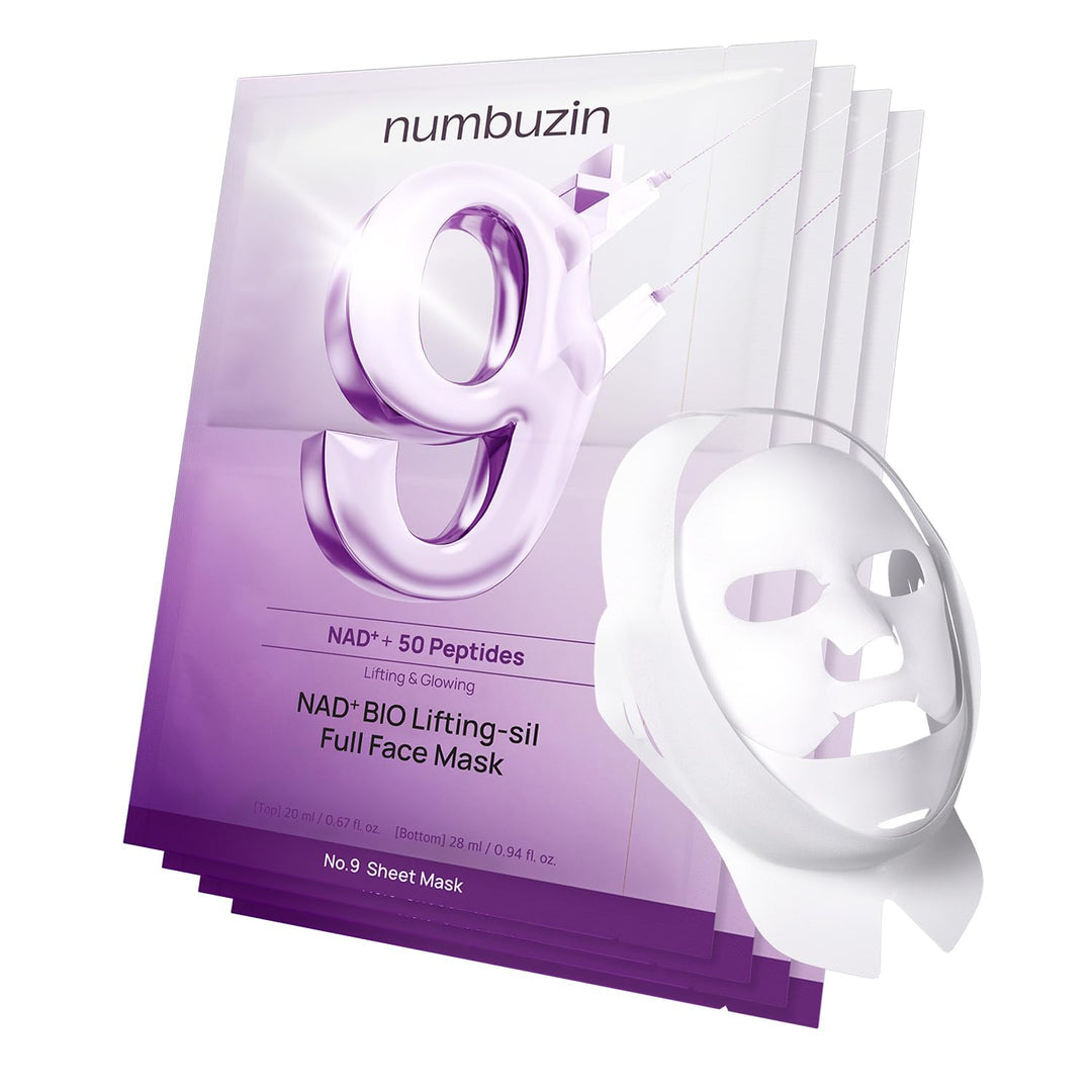 Numbuzin NAD+BIO Lifting Sil Full Face Mask (1pack/4masks)