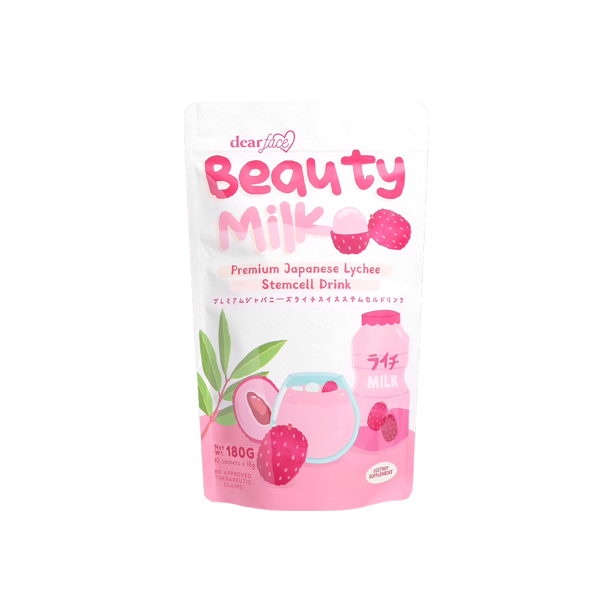 Dear Face Beauty Milk Lychee Swiss Stemcell Drink