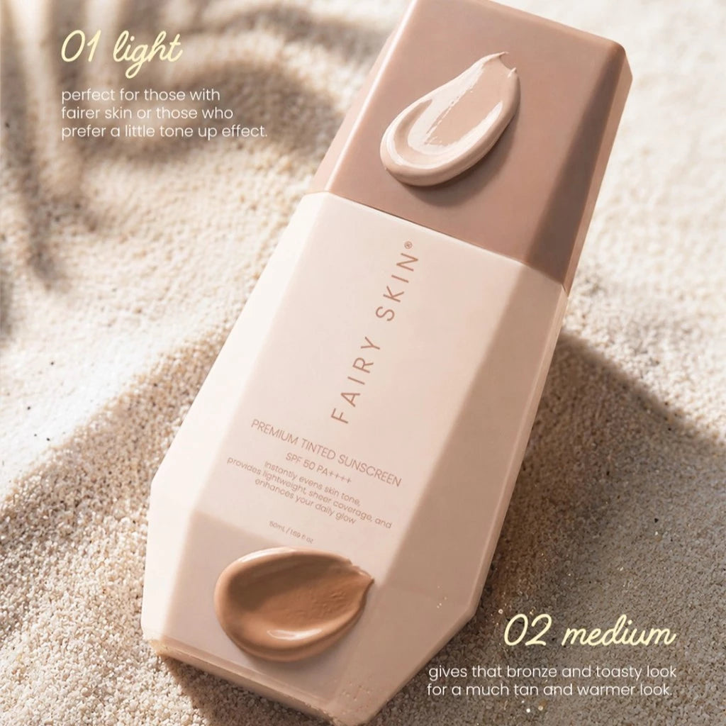 Fairy Skin Premium Tinted 01 Light Sunscreen (50gm)
