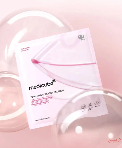 Medicube PDRN Pink Collagen Gel Mask (1pack/4 sheet masks)