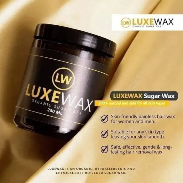 LUXE WAX Organic Sugar Wax Set Kit