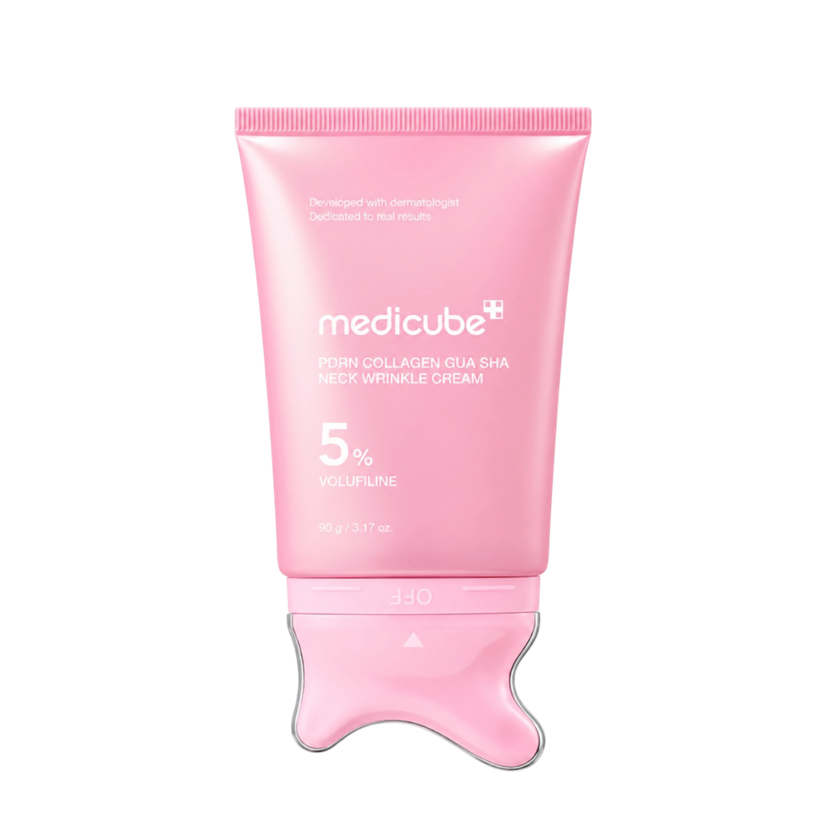 Medicube PDRN Collagen Gua Sha Neck Wrinkle Cream 5% Volufiline