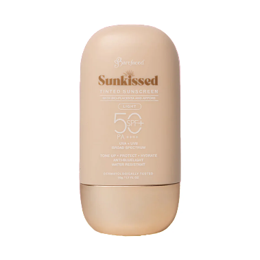 Barefaced Sunkissed Tinted Sunscreen Light SPF50 PA++++ (50ml)