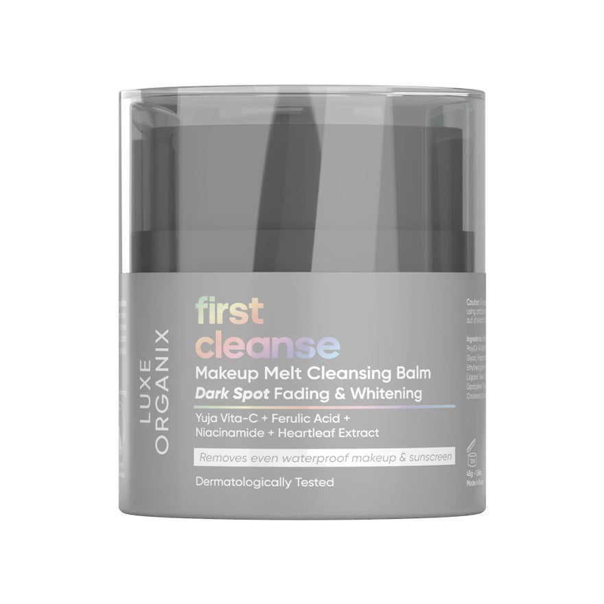Luxe Organix First Cleanse Dark Spot Fading & Whitening Cleansing Balm (45gm)