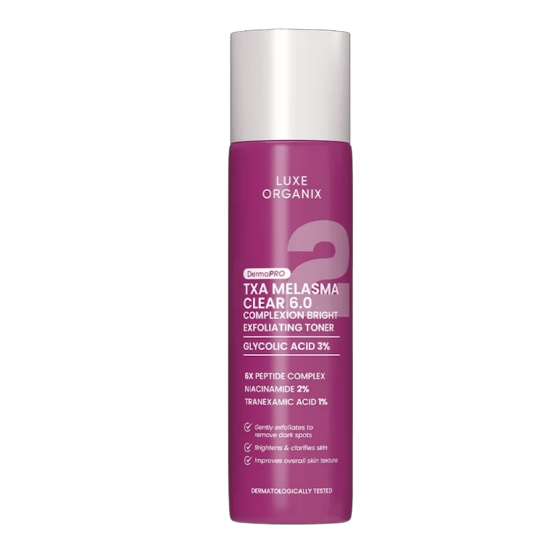 Luxe Organix TXA Melasma Clear 6.0 Complexion Bright Exfoliating Toner (150ml)