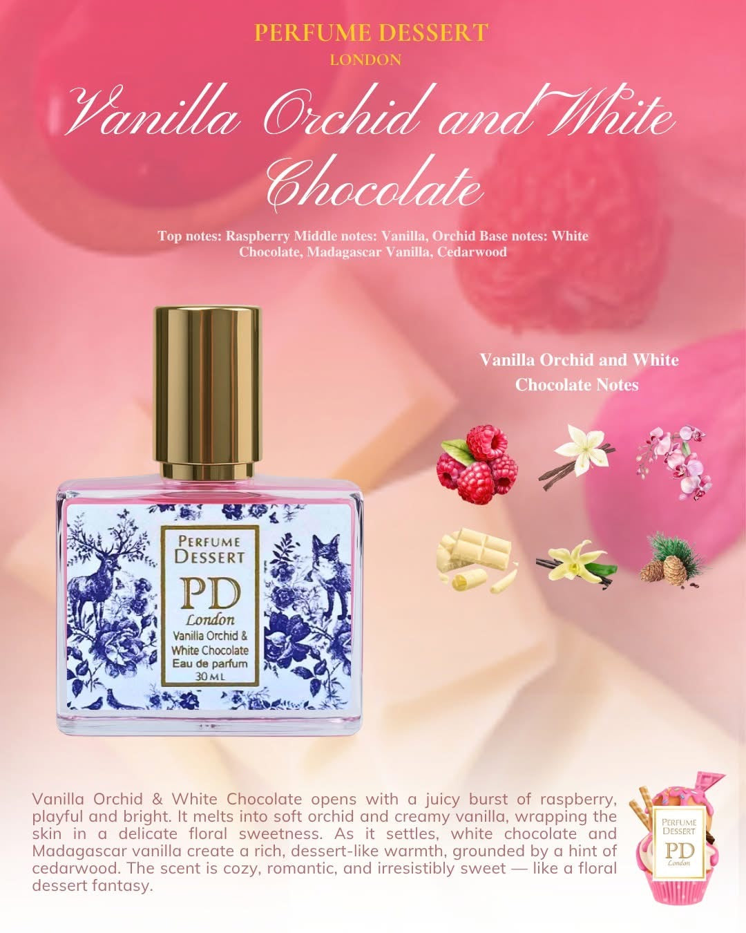 Perfume Dessert London Vanilla Orchid & White Chocolate (30ml)