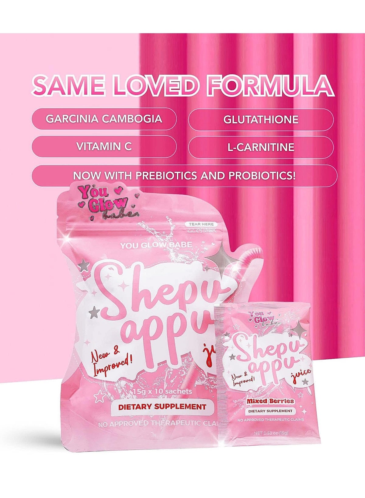 You Glow Babe Shepu Appu Juice Drink