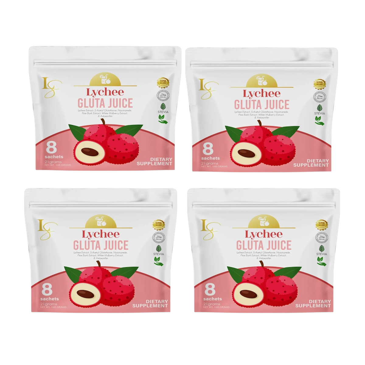 LS Lychee Gluta Juice (Bundle of 4)
