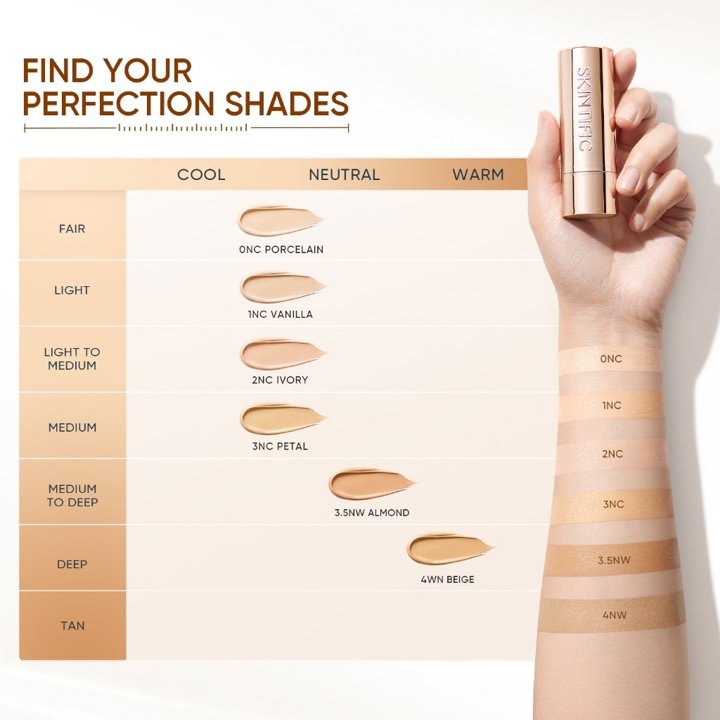 Skintific Cover Smooth Blurring Foundation Stick